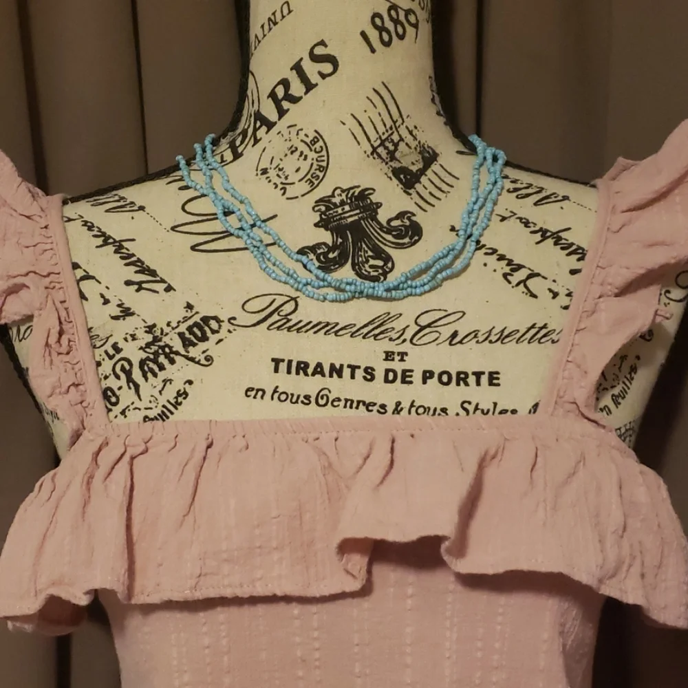 Pink Ruffle top - Picture 2 of 3